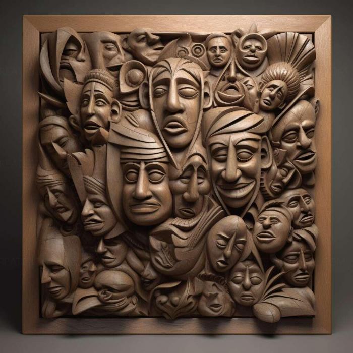 نموذج ثلاثي الأبعاد لآلة CNC 3D Art 